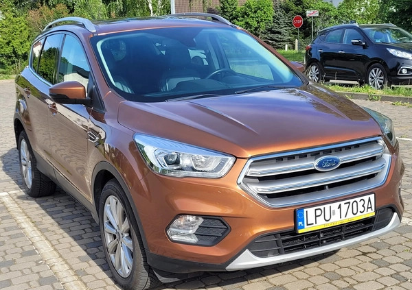 Ford Kuga cena 73900 przebieg: 62000, rok produkcji 2017 z Puławy małe 781